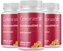 Celebrați vitamine CelebrateONE 45 Masticuri, 45mg Fier - O dată pe zi Bariatric Multivitamine, Vitamine esențiale și minerale - Bypass gastric și Gastrectomie mâneci - Tropicale (90 comprimate)