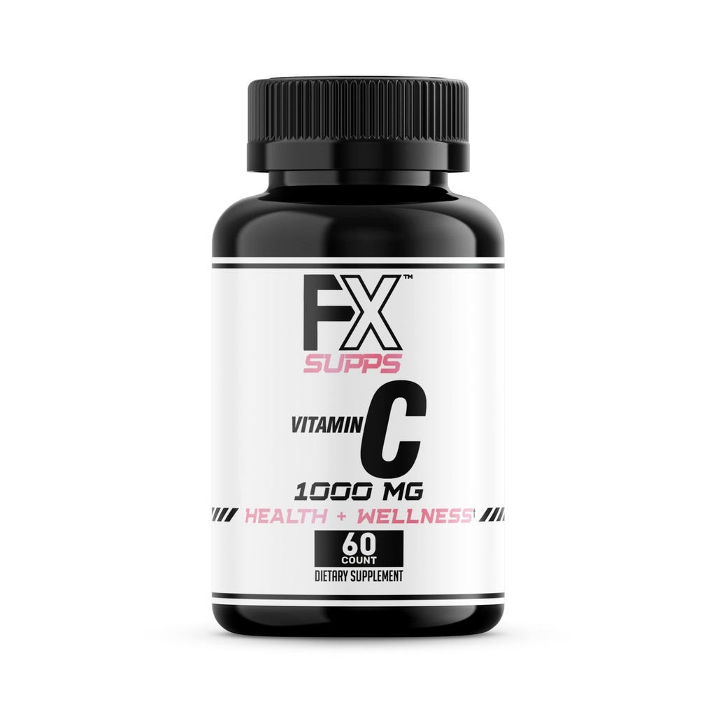 FXSUPPS Vitamina C 1000 mg (1 ambalaj de 100 capsule) 
