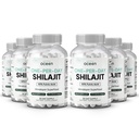 Organics Ocean One-Per-Day Shilajit pentru bărbați și femei - Natural și Pottent Shilaj Supliment pentru Age-Deficitare, Oase Putere, Hormoni Support și mai mult - 6 Sticle Capsule Shilajit