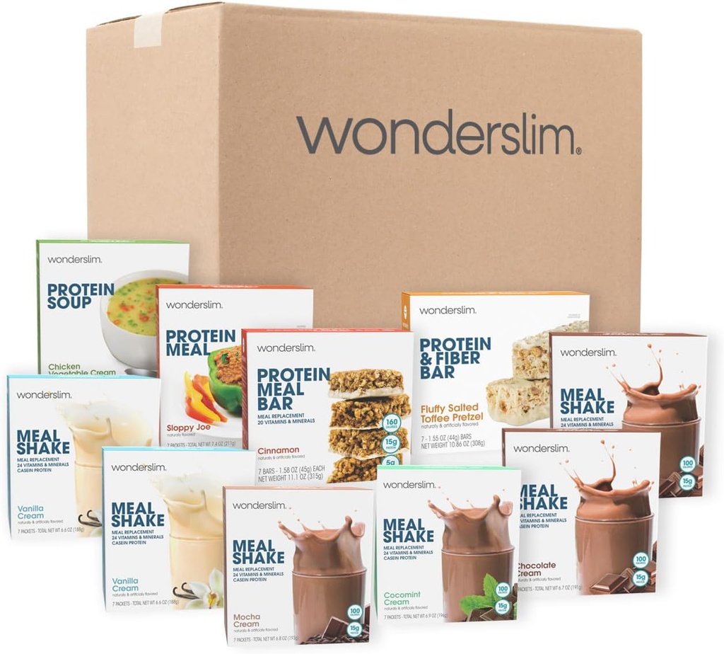 Wonderslim 2 Săptămâna pierdere în greutate Masă Kit 