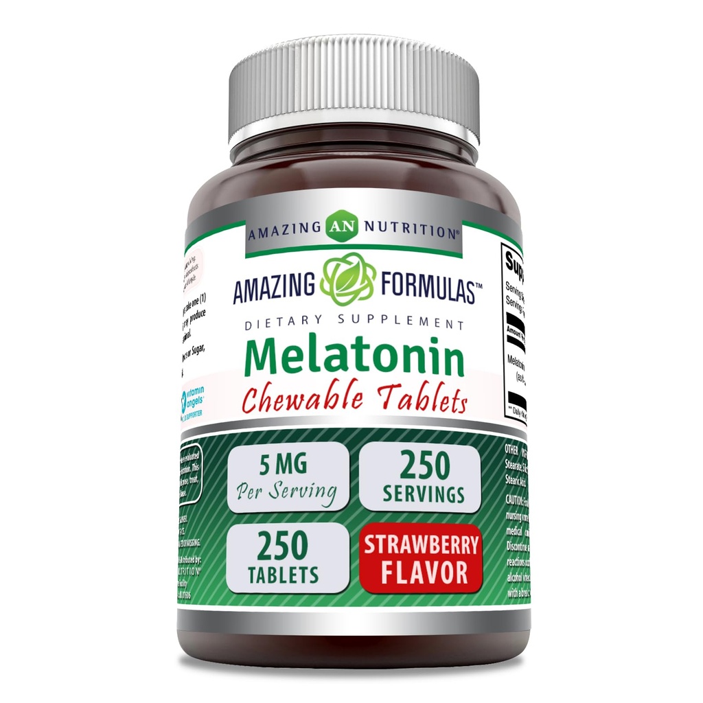 Formulare uimitoare Melatonina supliment masticabil 
