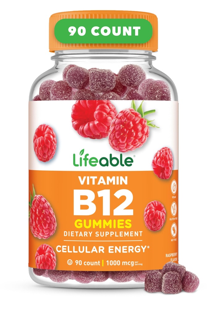 Vitamina viata B12 Gumiile pentru adulti 1000 mcg 