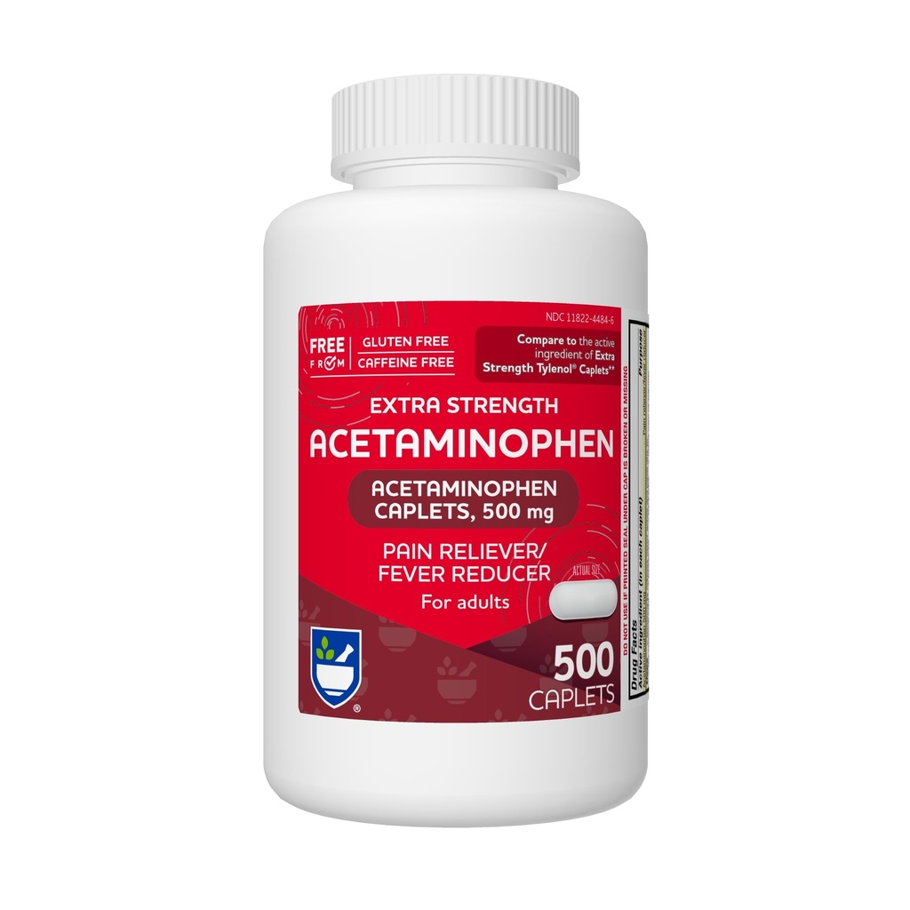 Rit Ajutor suplimentar Putere Acetaminofen, 500 mg - 500 Caplete 