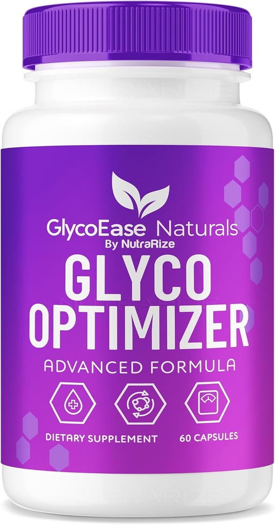 GlycoEase Glyco Optimizer - GlycoEase pastile, All-Natural Dietary Supplement, Advanced Formula Glycogen Support, Glycoeas Naturale, Glyco Ease Recenzii (60 capsule)