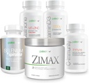 Kit de valoare maximă de apărare Premium: Acest set de 5 suplimente și vitamine Premium include: Zimax, Seleniu + Spirulina, Glutatione MT + Zinc, vitamina D3 și C-Imm.