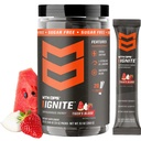 MTN OPS Ignite Trail Packs Energetic Drink Powder, Gluten Free Nootropic Supplement Drink Mix, L Arginine, L Citruline, Cafeina & Nootropic Sugar Free Drink Mix, 20 Servings, Tiger's Blood