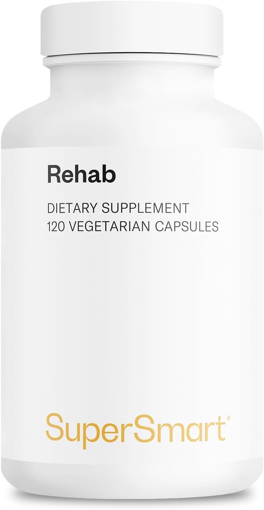 Supersmart - Rehab (Advanced Formula) - cu Kudzu, Silymarin, Ginger Root, Benfotiamină - All-in-1 Supliment 