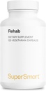 Supersmart - Rehab (Advanced Formula) - cu Kudzu, Silymarin, Ginger Root, Benfotiamină - All-in-1 Supliment 