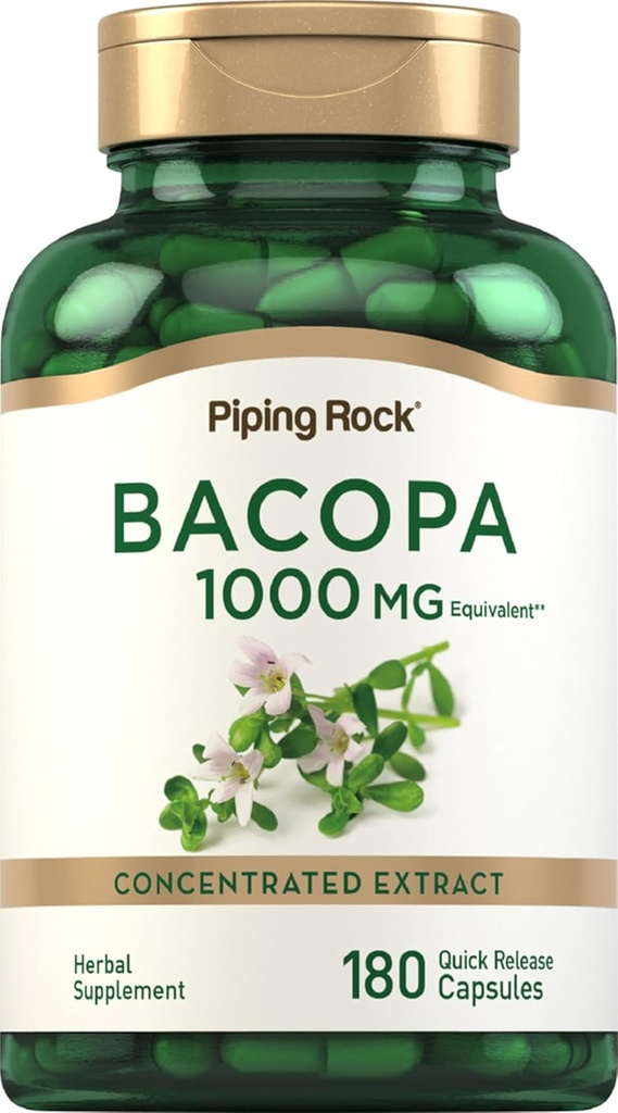 Piping Rock Bacopa Monnieri Supliment 1000mg 