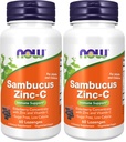 Acum Suplimente, Sambucus Zinc-C cu concentrat de elderberry și vitamina C, 60 Lozenges (Pachet de 2)