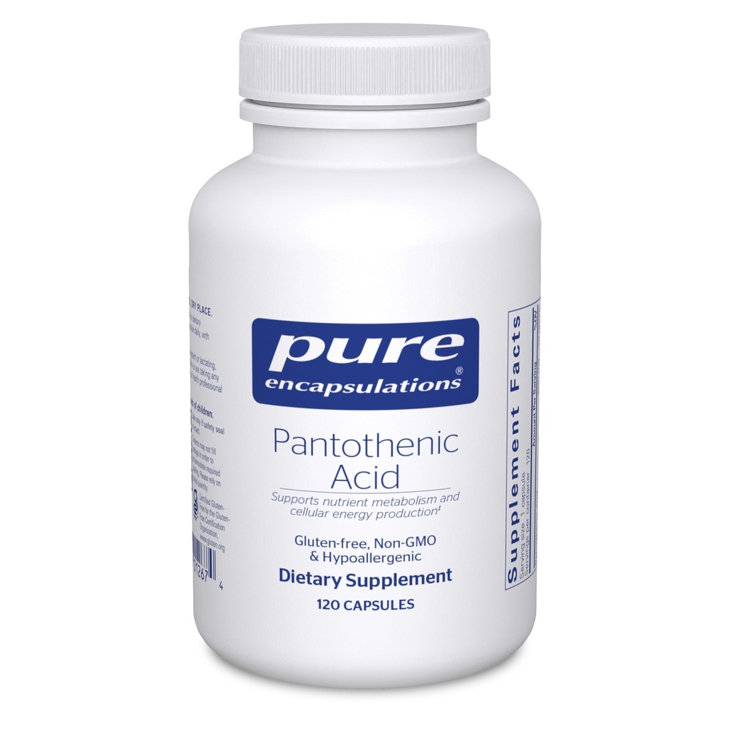 Encapsulations Pure Pantotenic Acid 