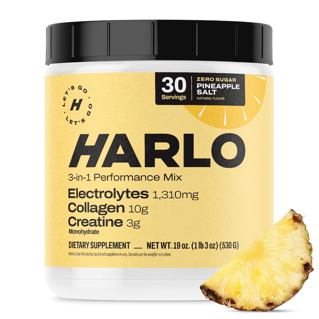 Harlo - Colagen & Creatine Electrolyte Drink Mix 