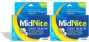 MidNite Natural Sleep Supplement, Chewable Tablets, Cherry Flavored, 30 Count (Pachet de 2)