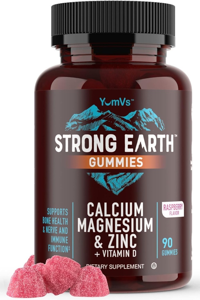Calciu Magneziu Gume de zinc cu vitamina D3 