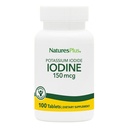 NaturasPlus Iodură de potasiu - 150 mcg, 100 comprimate Vegan - Supliment de suport tiroidian, Sprijină Sănătate respiratorie - vegetariană, Gluten gratuit - 100 Serviri