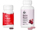Sur capsule rădăcină de sfeclă pentru recuperarea musculare și nutriție sportivă și Sur capsule de rădăcină de sfeclă organice Bundle