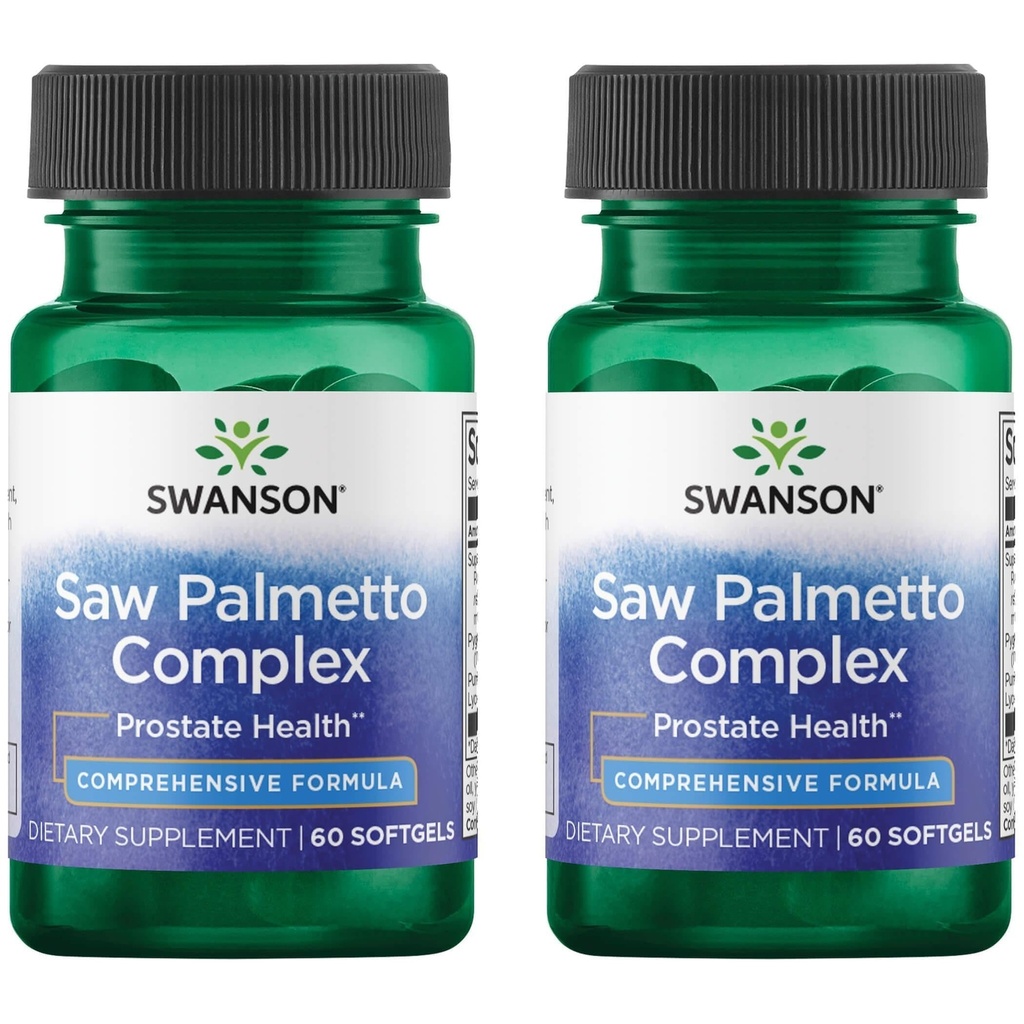 Swanson Saw Palmetto Complex 60 Sgels (2 ambalaj)