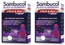 Sambucol tablete de relief pentru răceală și gripă - Homeopatic Rece Medicine, Nasal și Sinus Congestion Relief, Utilizați pentru Runny nas, Tuse, Rece Remediu pentru adulți - Black Elderberry, 30 Conte, 2-Pack