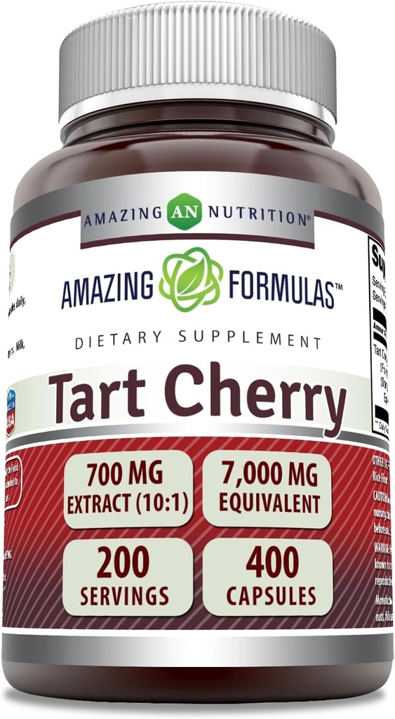 Formulare uimitoare extract de cireşe Tart 700 Extract Mg (10:1) Suplimentul capsulelor de servire 