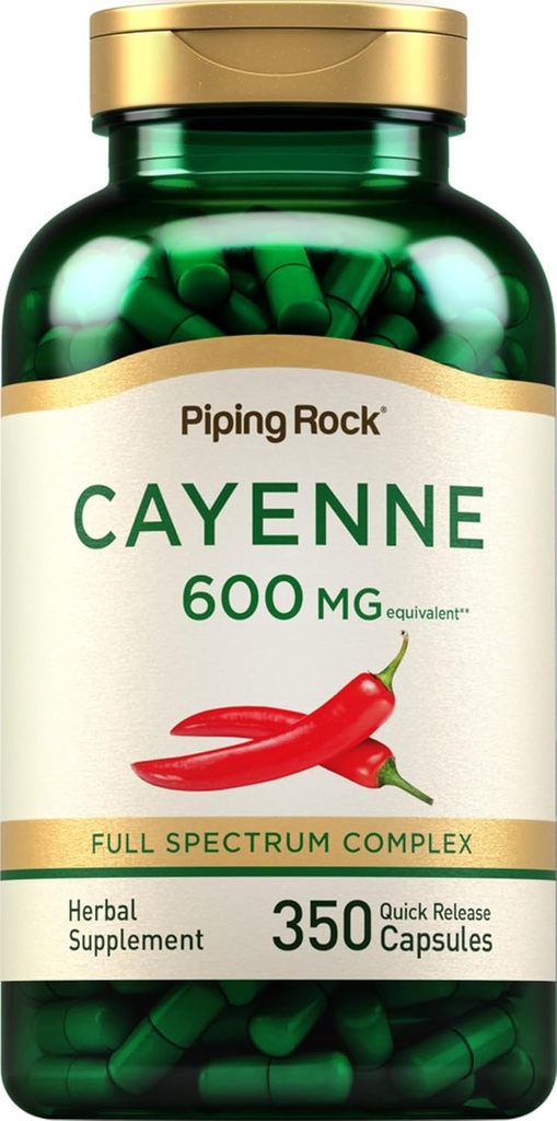 Piping Rock Cayenne Pepper Capsule 