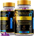 Rize laboratoare (2 Pack) Truman Gummies, Truman pentru bărbați, Truman Performance Supplement Reviews, Truman Gummy, TrumanMale Supplement, Tru Man All-Natural Supplement, Gomitas (120 Gummes)