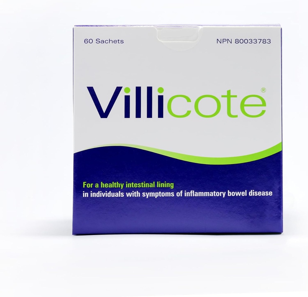 Wellesley Therapeutics Villicote, Restaurează Sanatate Gut, Digestive Comfort, Non-GMO, Gluten-Free, Dairy-Free, Prebiotice, 120g, 60 plicuri