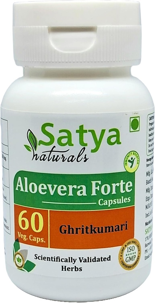Aloevera Forte Capsules 500 mg. 60 Veg. Capsulele 