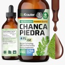 BIO KRAUTER Chanca Piedra Tincture - Natural Rinichi suport lichid - Chanca Piedra Stone Breaker & Gallbladder Cleanse Formula - Vegan, Alcool & Sugar Free Drops - 4 oz