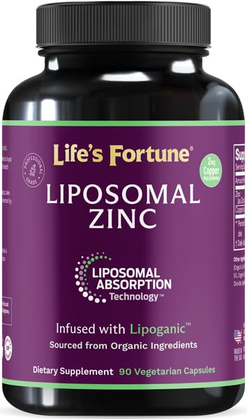 Liposomal pure de zinc Picolinat Supliment cu cupru, suport imunitar, metabolice şi de sănătate a pielii 