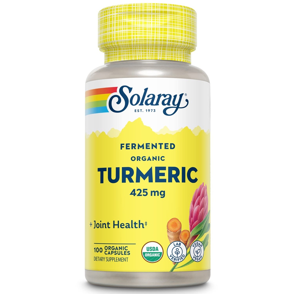 SOLARAY Fermentat Root Turmeric 500 mg 