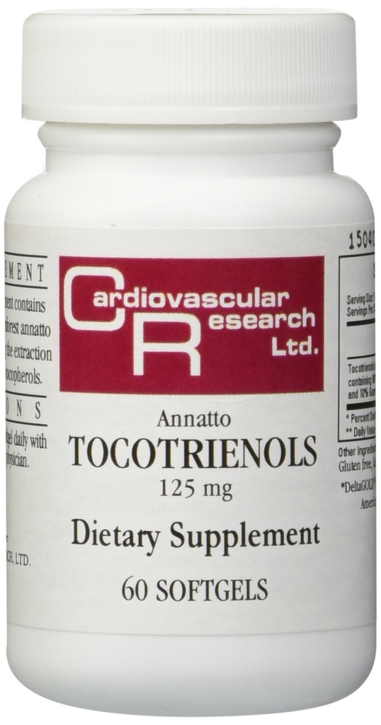 Formulare ecologice - Annatto Tocotrienols 125 mg 60 geluri [Sănătate și Frumusețe]
