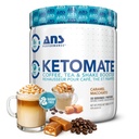 ANS Performance Ketomate Coffee Creamer cu praf de ulei MCT, Delicious, Zahar Free Creamer pentru cafea, Ceai & Shakes, Keto Perfecte pulbere de energie, 20 Servings, 15oz, Caramel Macchiato