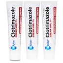 Globe Clotrimazol Cream antifungice 1% USP, 1 oz (3 Pack), Tratamentul antifungic, Relieves Mâncărime, Arsuri, Cracking și Scaling Associated Athletes Foot, Jock Itch, Ringworm și More