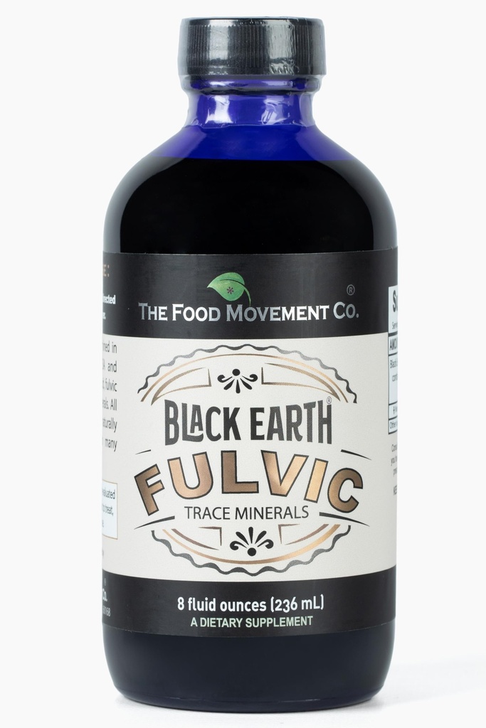 Comisia pentru mutarea alimentelor. Black Earth Acid fuzelian - Minerale pelvine umezești cu electroliți pentru sănătate digestivă și recuperare exerciții fizice, 8 oz Trace Minerale Supliment