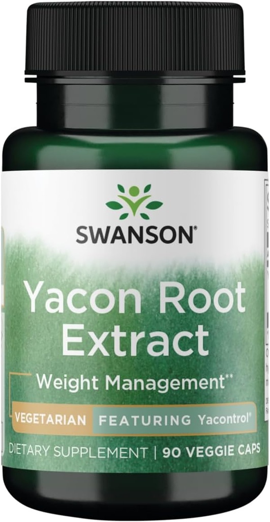 Swanson Yacontrol Yacon Root Extract 4:1 100 Milligrame 90 Veg capsule