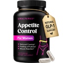 UNALTERED Appetit Suppressant pentru femei - ajută la gestionarea crevasurilor, promovează plenitudinea, și susține pierderea în greutate - Supliment alimentar natural cu picolinat de crom și Glucomannan - 120 capsule Vegan
