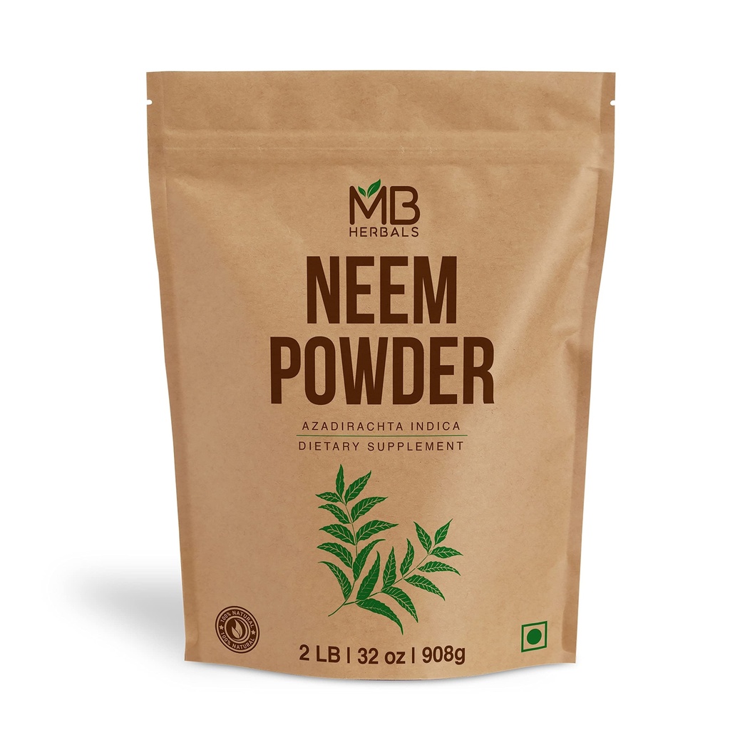 MB Herbals Pure Neem Powder 2 lb 