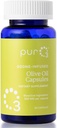 PurO3 Capsule extra virgine de ulei de măsline - uleiuri de mare potenta pure ozonate pentru suport imunitar și beneficii de wellness - Supliment organic de oxigen Infuzat - 90 Veggie Softgels