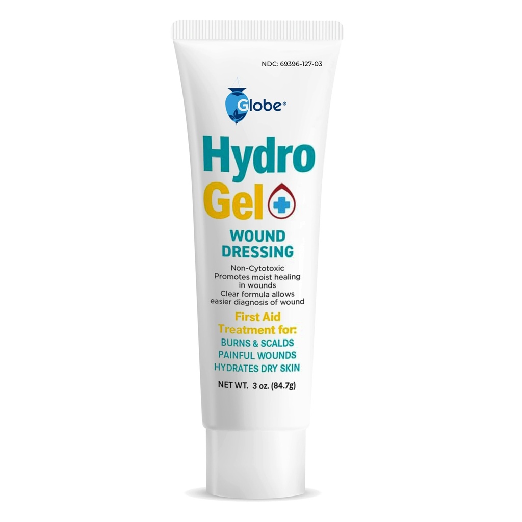 Globe (3 oz Tube Hydrogel Primul ajutor Wound Dressing, Gel antiseptic pentru tăieturi minore, Răni, Scrapes, Rashes, Sunburns & Skin Iritations, Soothing & soluţie de hidratare, Protecţie rapidă şi activă.