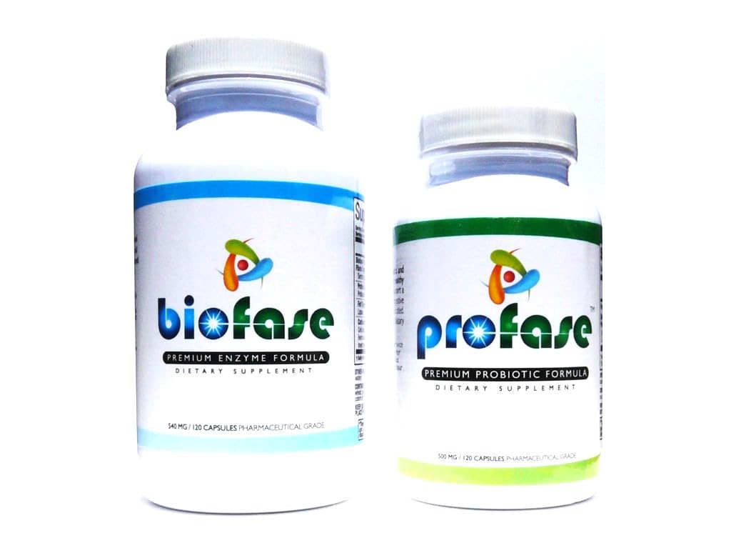 Biofaze-Enzime & Profaze-Probiotic Kit - Biofilm Defense, Suportă Digestie Sanatos si Balance Flora - Kit mic