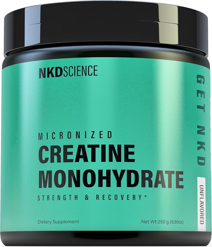 Creatină Monohidrat terţă parte testat 50 Servings creatina micronizat pentru Putere şi recuperare - 5g per Servire - nearomatizate