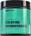 Creatină Monohidrat terţă parte testat 50 Servings creatina micronizat pentru Putere şi recuperare - 5g per Servire - nearomatizate