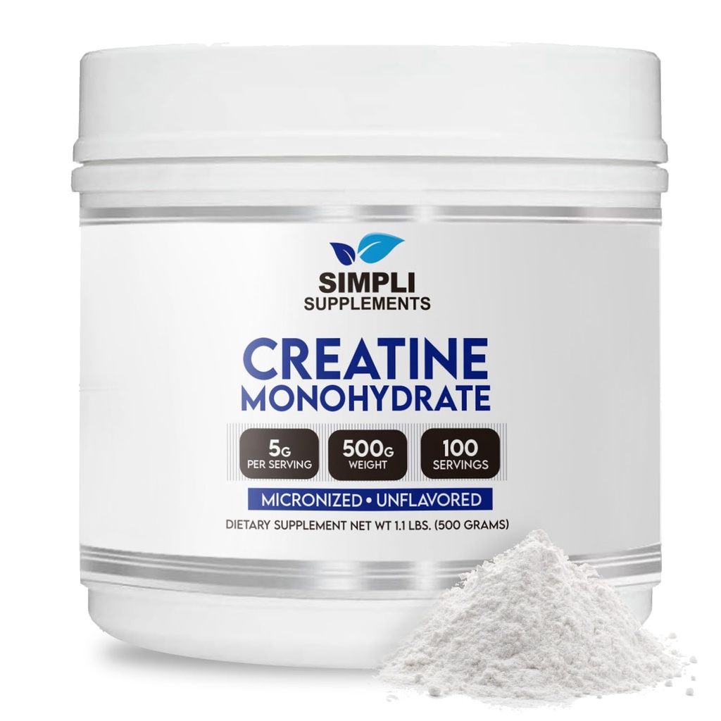 Creatină premium monohidrat pulbere 500g 
