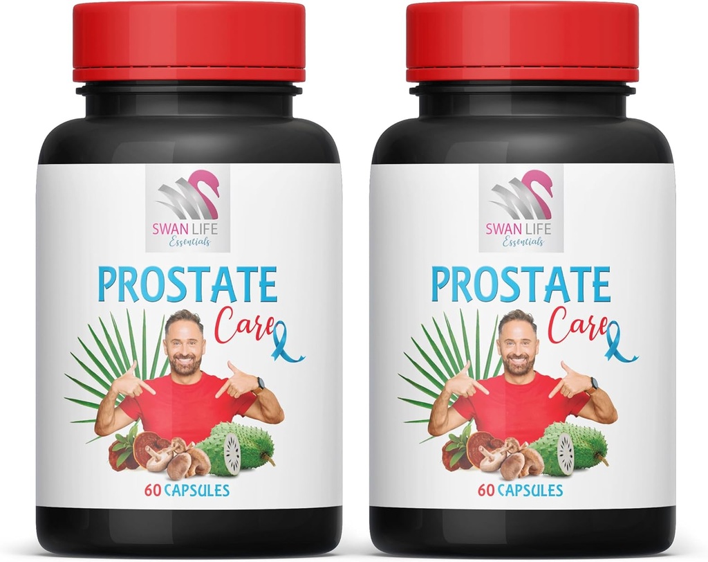 Saw Palmetto Supliment - Suport de prostata PILS - Ingrediente naturale, Saw Palmetto, Stinging Nettle Leaf, Maitake Mushroom, Reishi, Shiitake, Prostate Supplement for Men, 2 Sticle 120 Caps