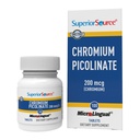 Superior Source Crom Picolinat - Supliment Formula susţine metabolice zahăr sănătos - 500 μg, 50 comprimate de dizolvare instant
