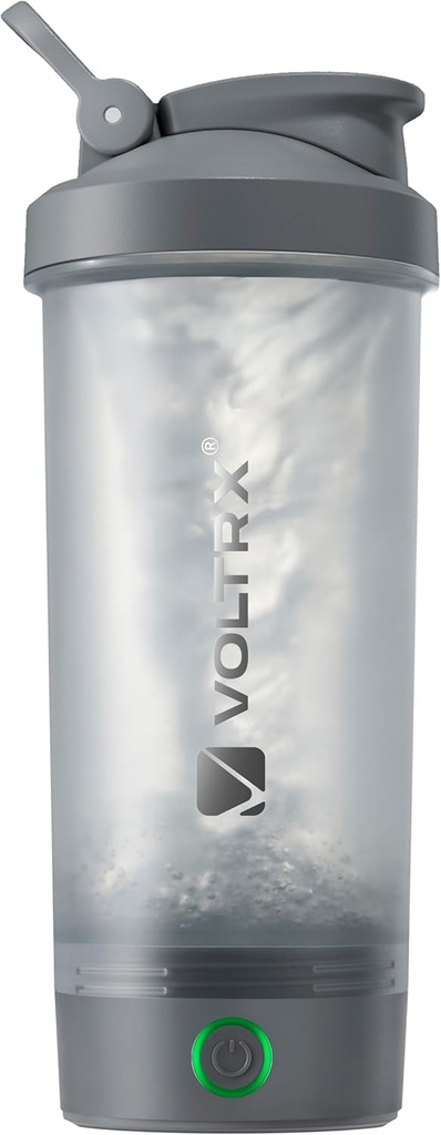Sticla VOLTRX Shaker Proteine, Fuziune USB C Reîncărcabile Electric proteine Shake Mixer, Cupe Shaker pentru Shakes Proteine și Mese de înlocuire Shakes, BPA gratuit, 24 oz