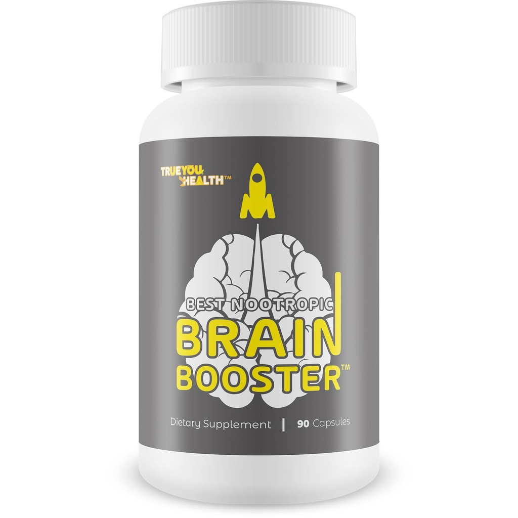 Cel mai bun Nootrop Brain Booster - pentru memorie, concentrare, Claritate mentala, & Energie - Suport Functie Creier imbunatatita, Memorie Recall, si Oboseală mentala redusa - pentru barbati si femei - cu Ginkgo