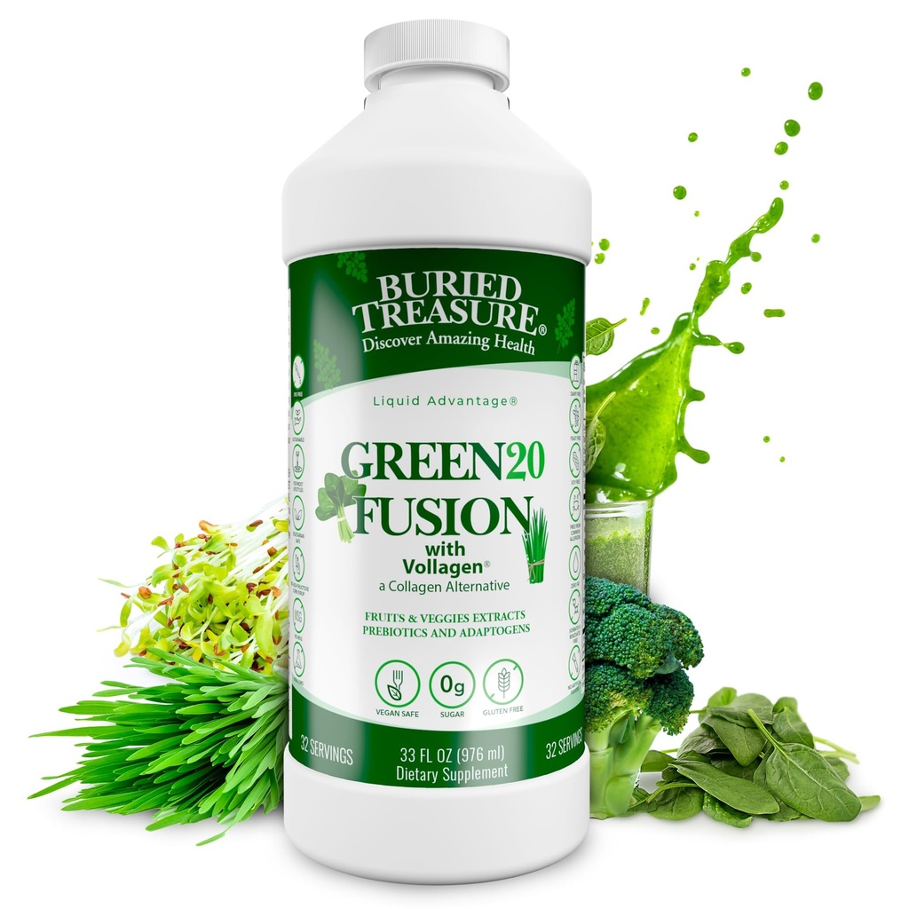 Îngropat Treasure Green20 Fuziune 