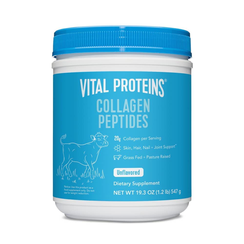 Proteine vitale, colagen peptide nearomatizate, 20 Ounce