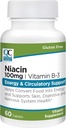 Alegerea calitatii Niacina (Vitamina B3) Energie si suport circulator 100 mg Supliment, 60 sticle conte